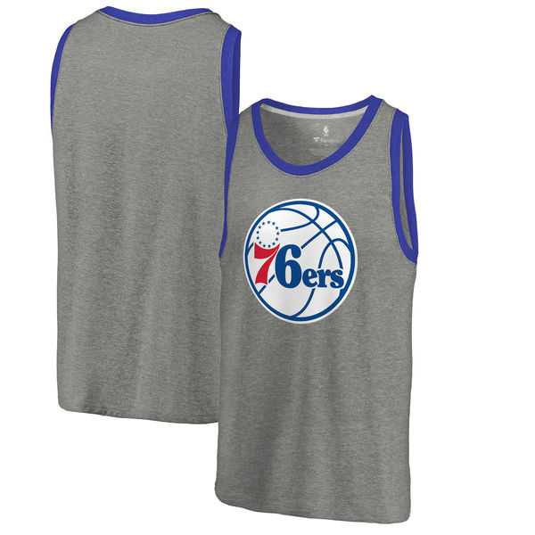 Philadelphia 76ers Team Essential Tri-Blend Tank Top - Heather Gray,We sell and wholesale Philadelphia 76ers Team Essential Tri-Blend Tank Top - Heather Gray on line form chian!